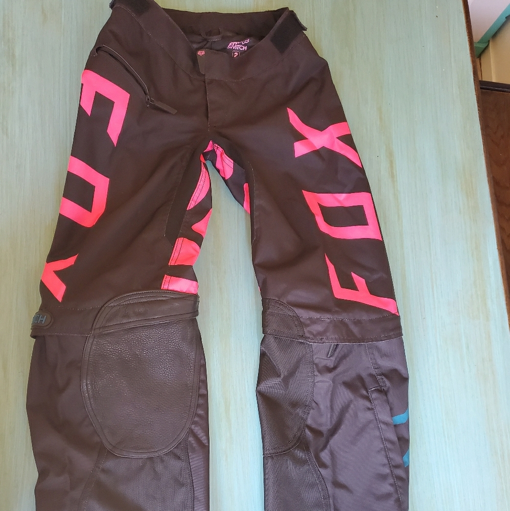 Womens Fox dirt bike riding pants